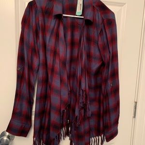 Fringe Flannel / Cardigan